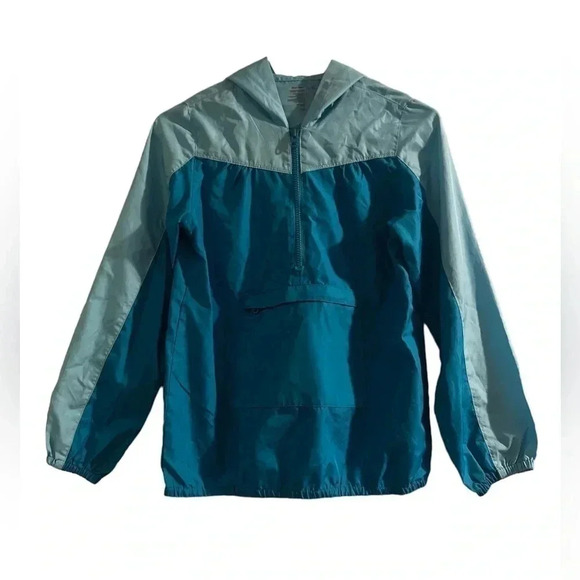 Old Navy Kids 1/4 Zip Windbreaker with Hood - Size X/XL - Picture 1 of 4